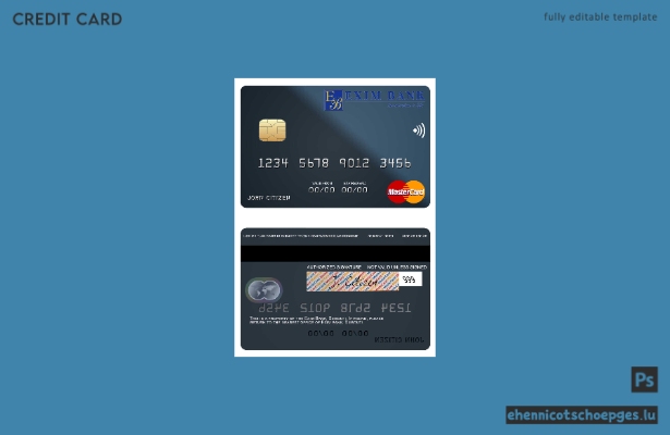 Djibouti Exim Bank Mastercard – Beispielvorschau